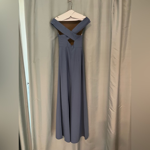 Floor-Length Blue Gown - Picture 2 of 3